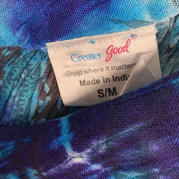 Unbranded Lightweight, Opaque, Airy, Flowy Summer Smock  Top Size Small/ Med - Picture 4 of 10